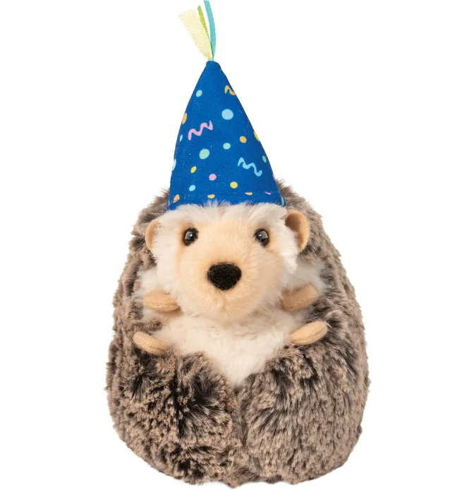 Spunky Hedgehog with Party Hat