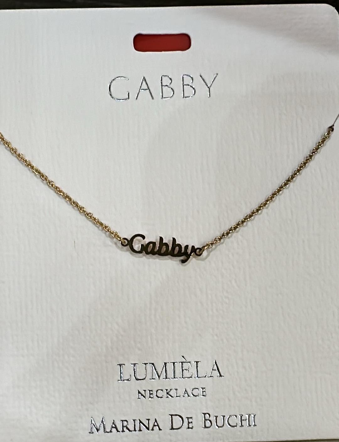 Gabby Name Necklace