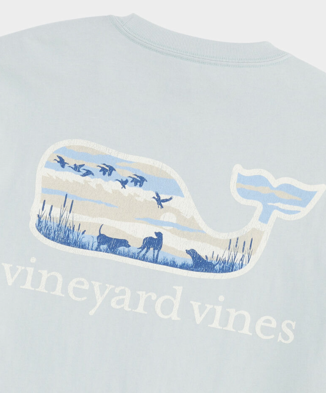 Duck Hunt Whale Short-Sleeve Pocket Tee