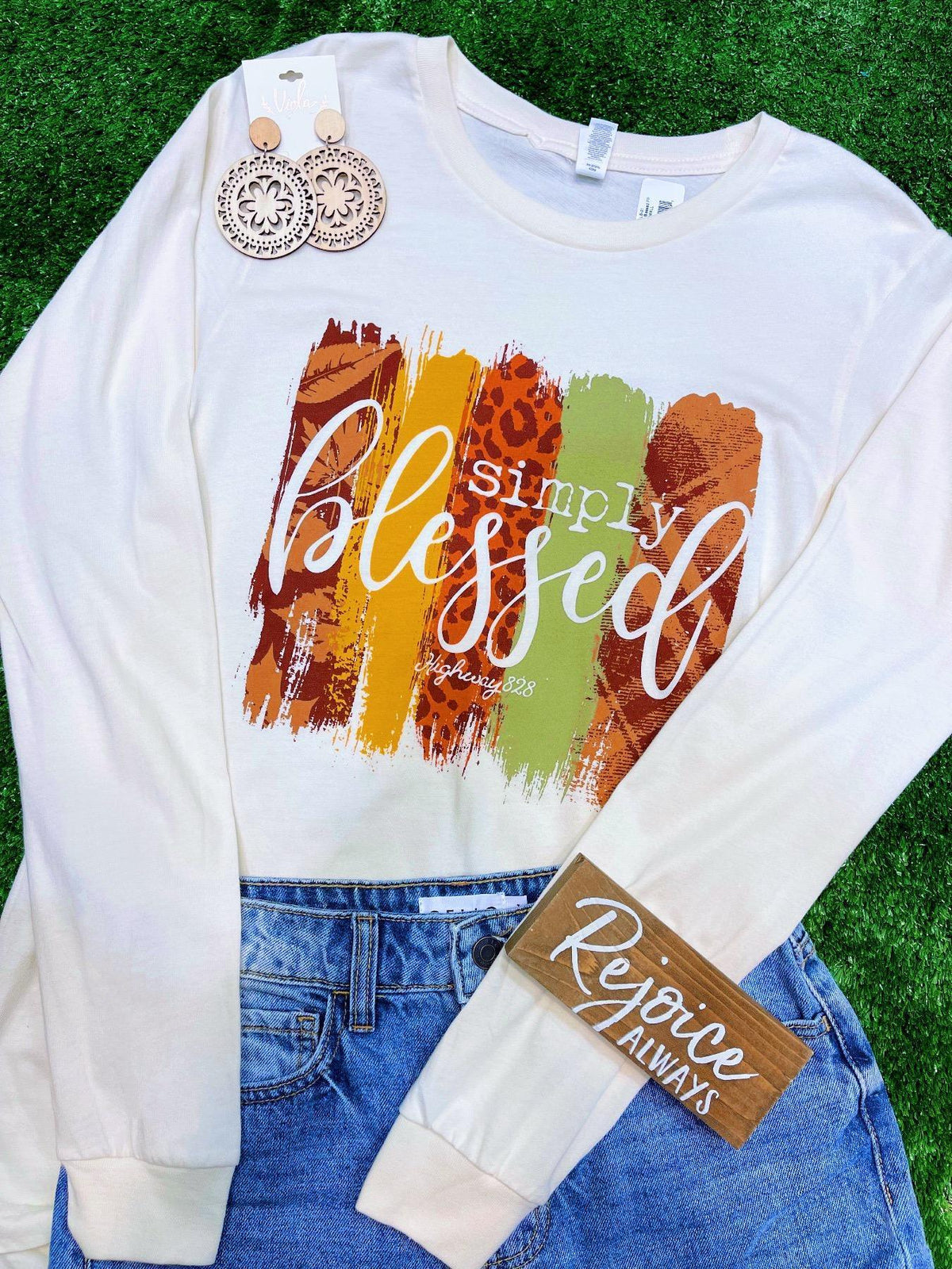 Simply Blessed LS Tee