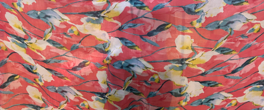 Pansy Wonder Pink Scarf