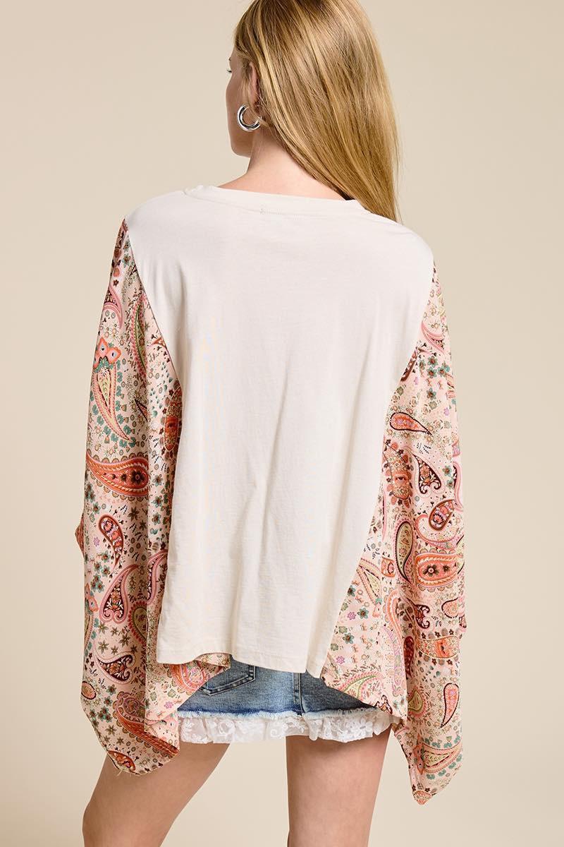 Rock N Roll Vintage Graphic Kantha Top