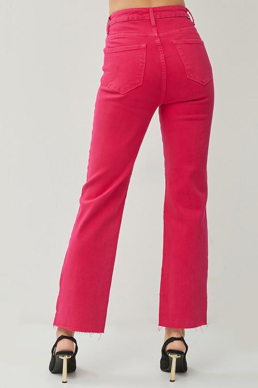Fuchsia Straight Pants