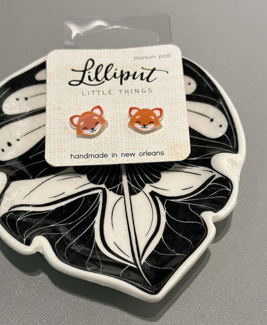 Fox Post Earrings