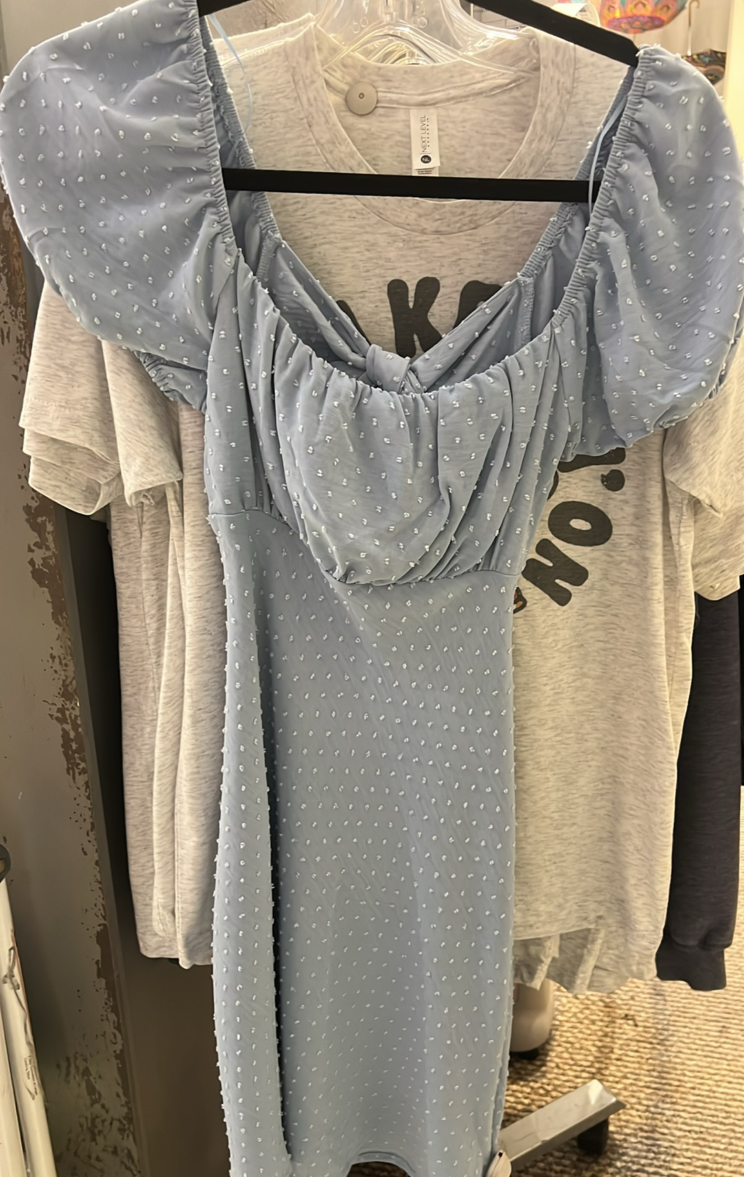 Blue Dot Mini Dress