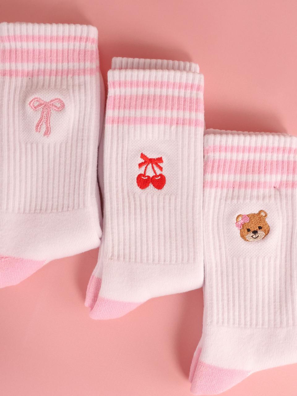 Simply Southern - Embroidered Crew Socks