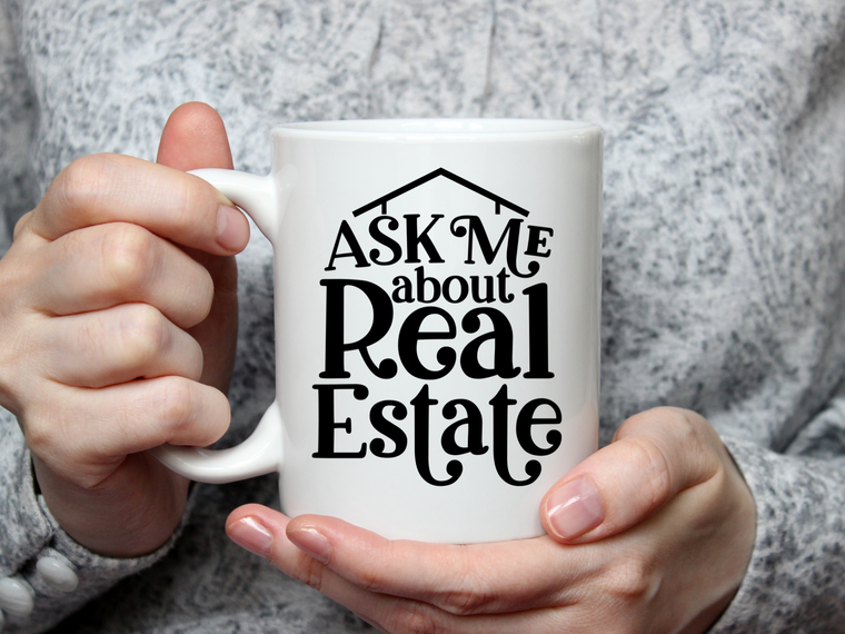 Ask Me About Real Estate Mug