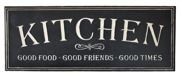Kitchen Friends Large Metal Sign