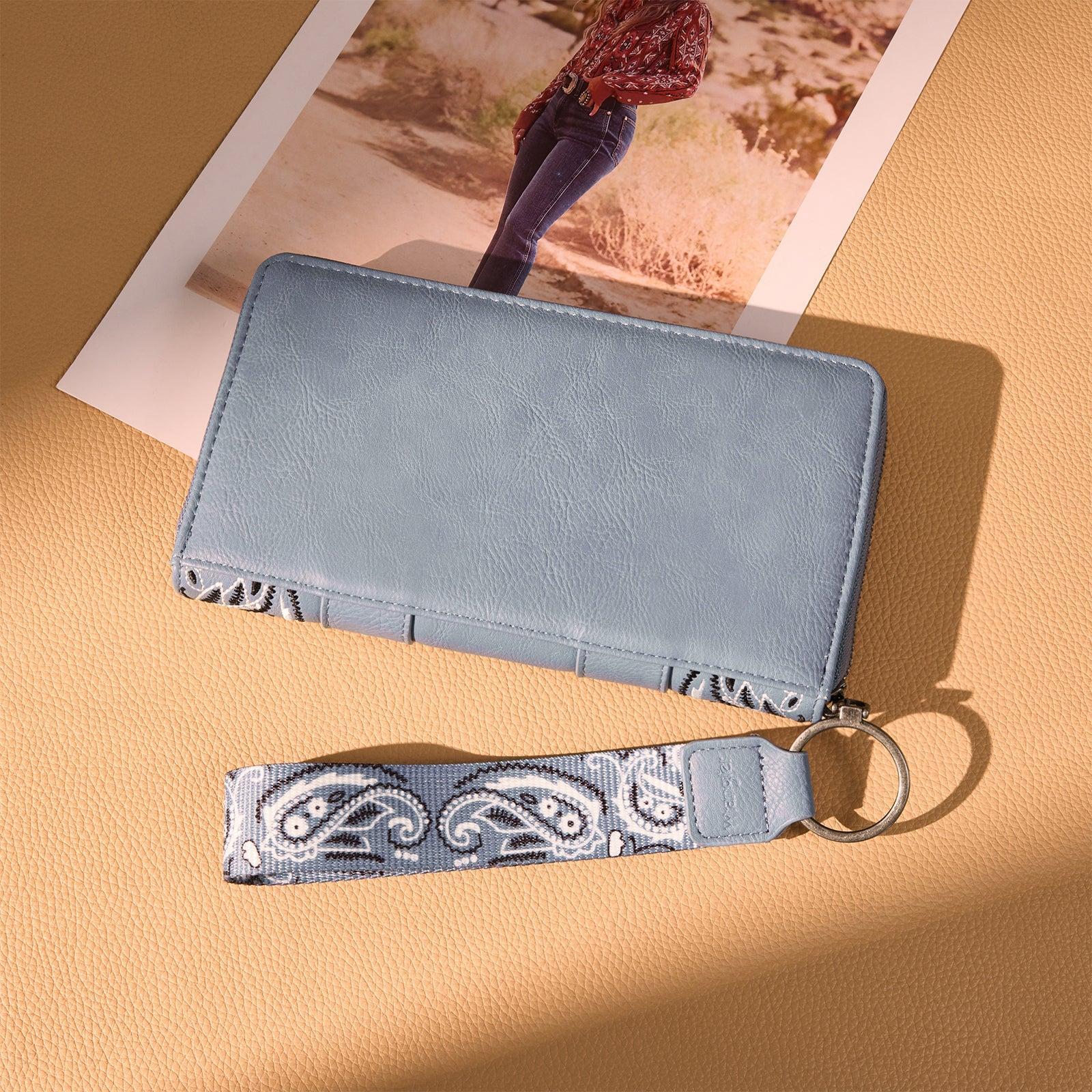 Wrangler Bandana Paisley Print Wallet