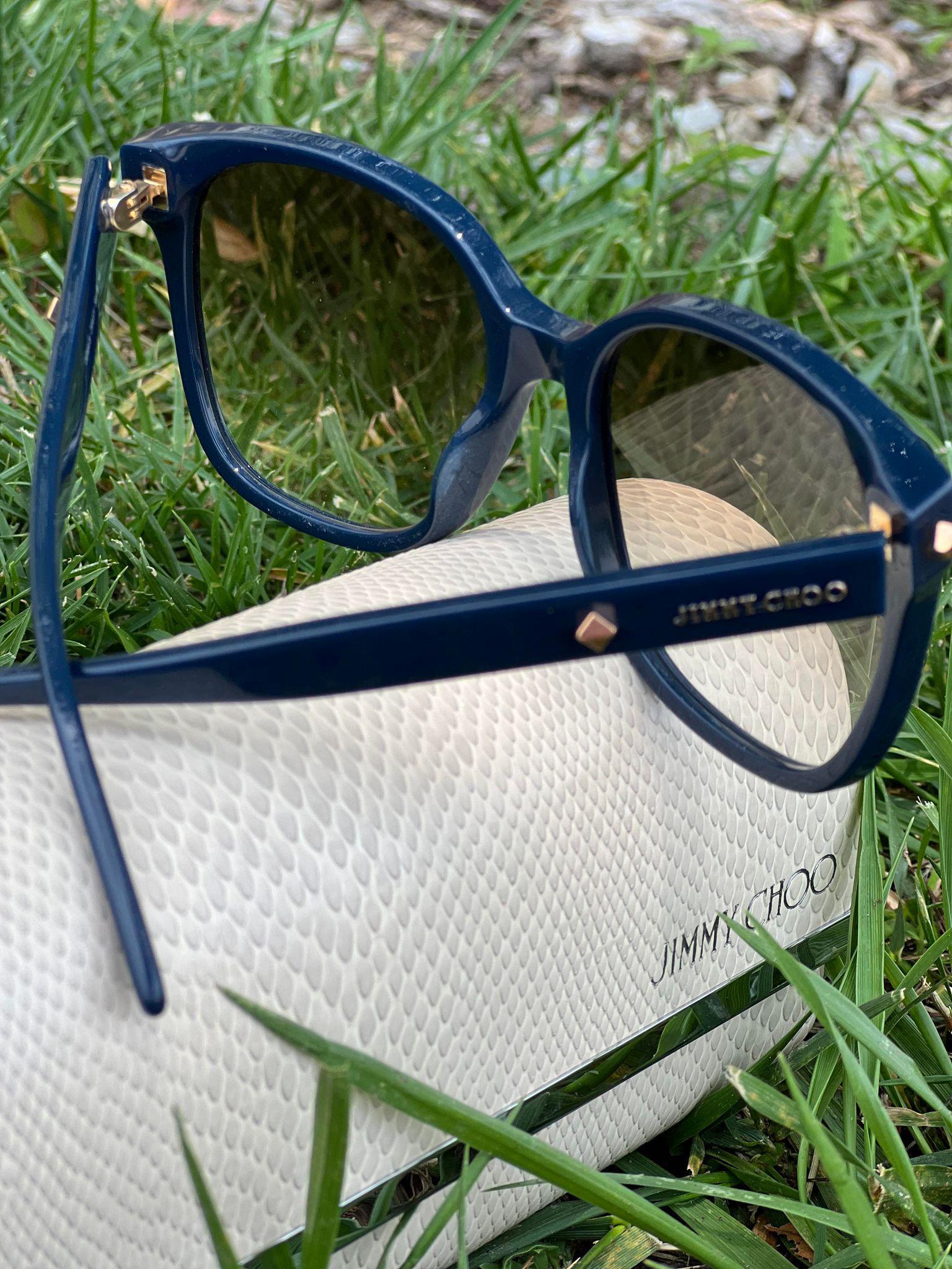 Jimmy Choo Dema/S Blue Sunglasses