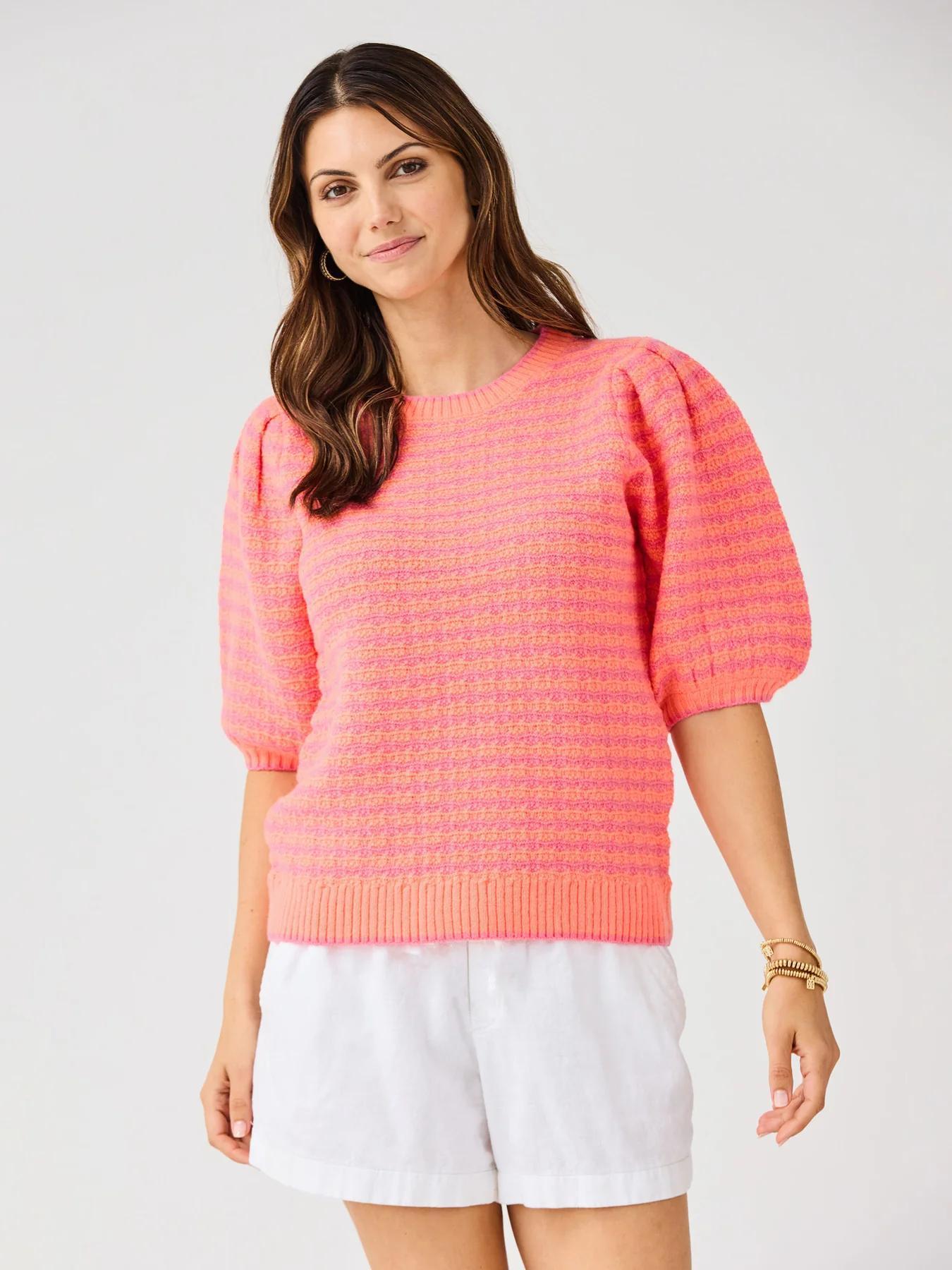 Abigail Sweater | Coral Pink