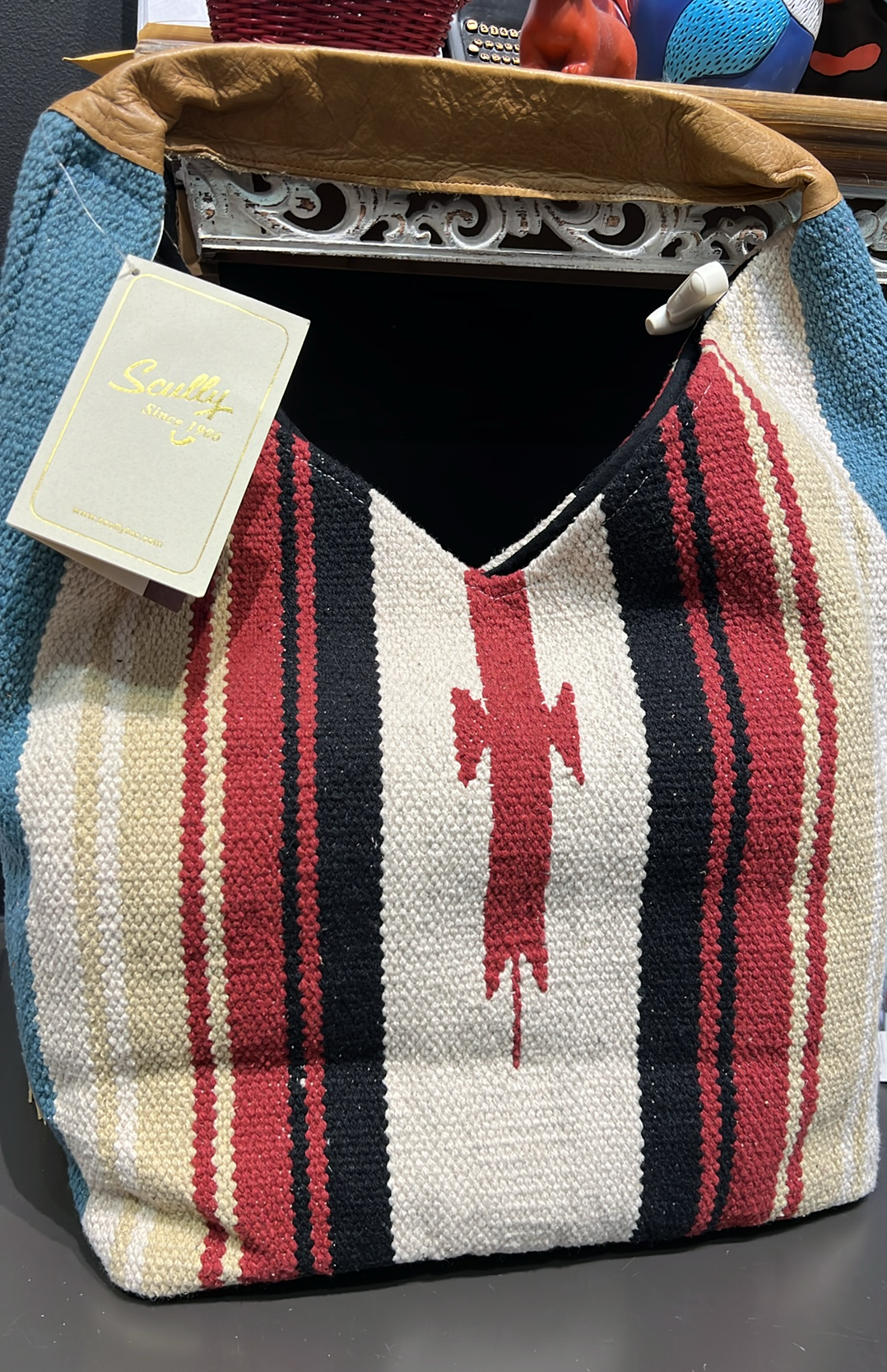Western Large Tote Bag