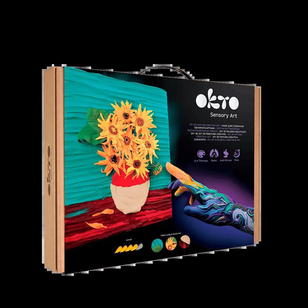 OKTO Sensory Art - Coloring Clay Set by Numbers