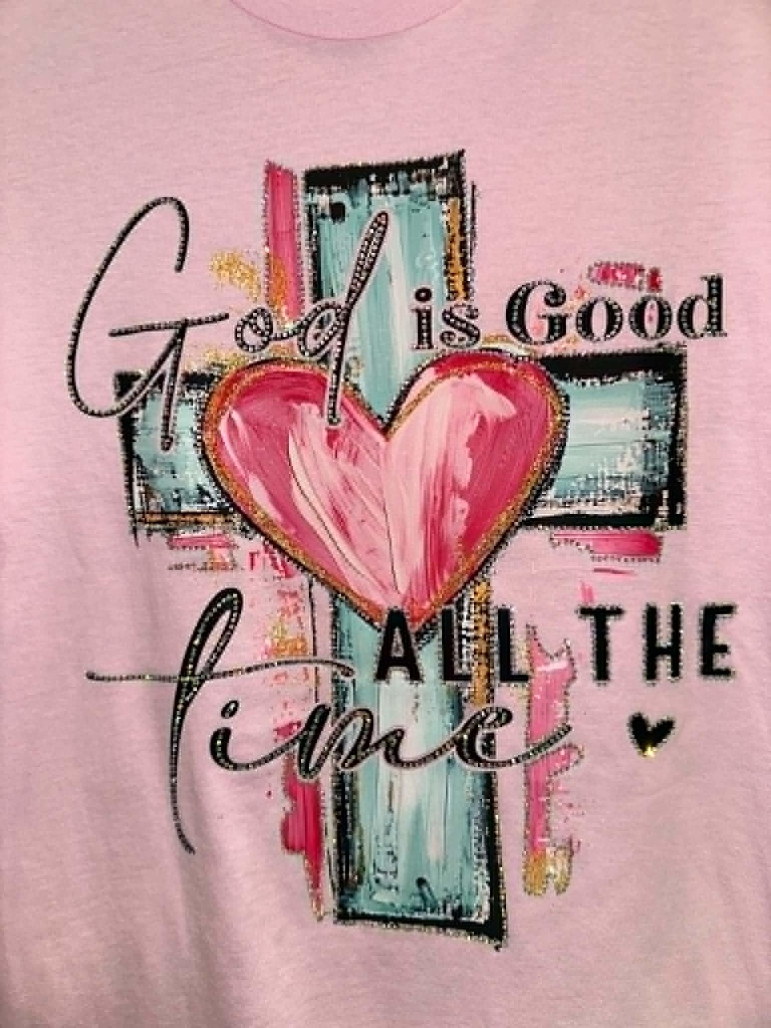 God is Good Pink Tee