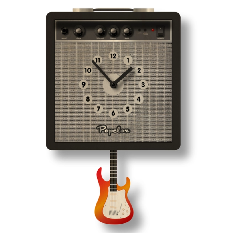 Guitar Amp Pendulum Clock