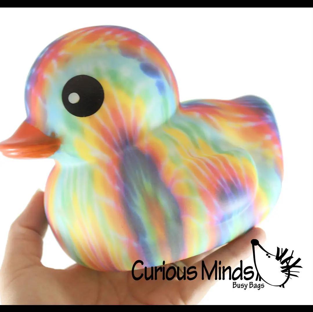 Jumbo Tie Dye Rubber Duck