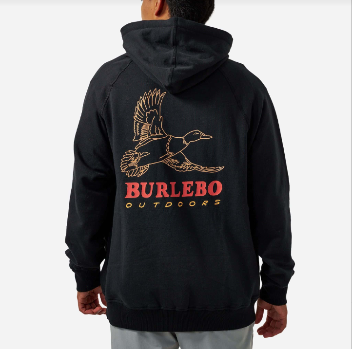 Fleece Hoodie - Duck Wild - Black
