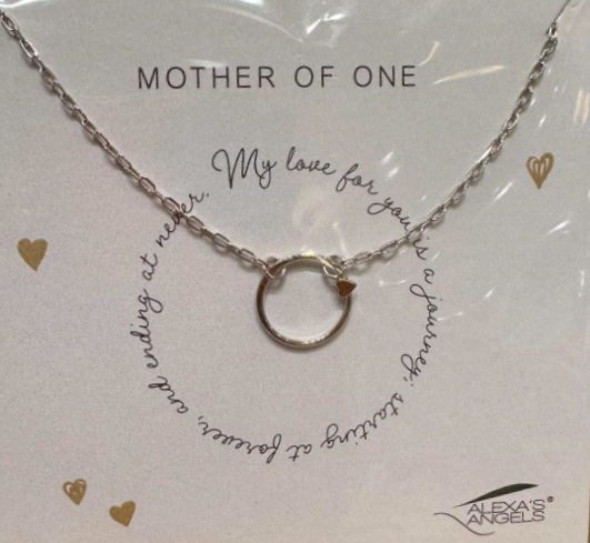 Mother of (#) Heart Necklace