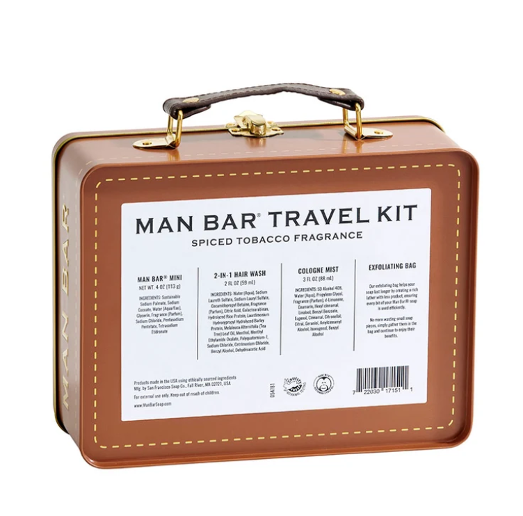 Man Bar Travel Kit - Spiced Tobacco