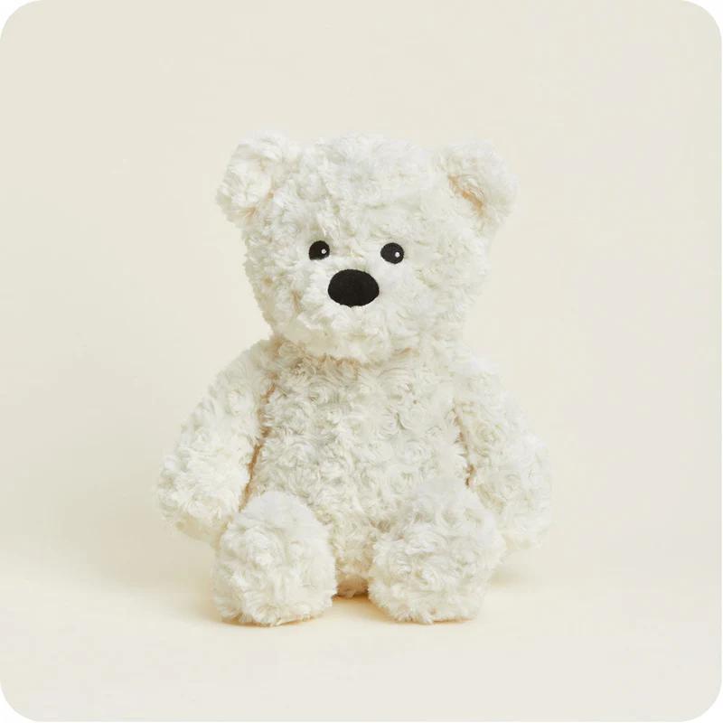 Cream Curly Bear