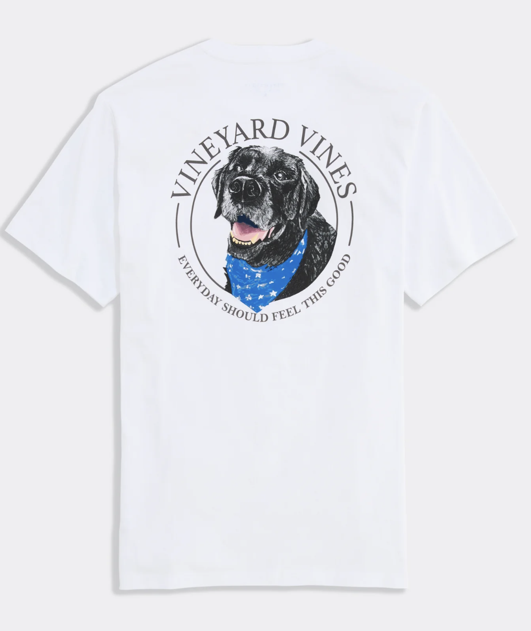 Black Lab Tee - White Cap
