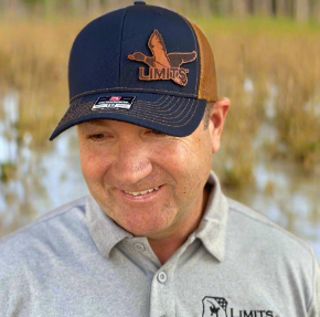 LIMITED EDITION Blue/Walnut - Limits® Leather Patch Richardson 112 Hat