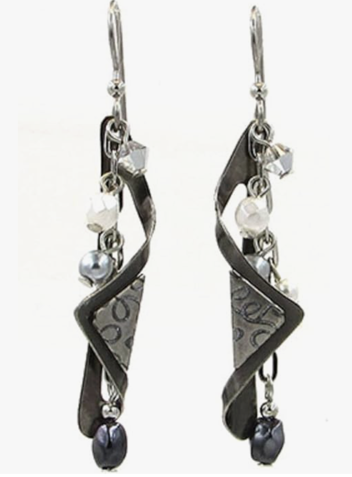 Silver Forest Earrings #4