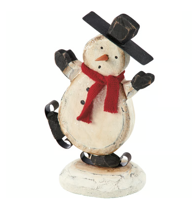 Snowman Skate Chunky Sitter