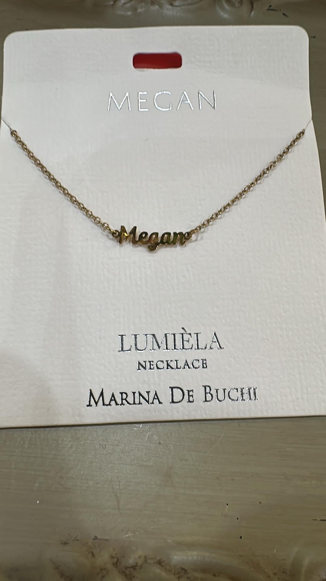 Lumiela Megan Name Necklace