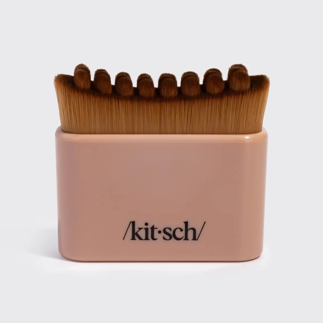 KITSCH Lymphatic Contour Face Brush - Terracotta
