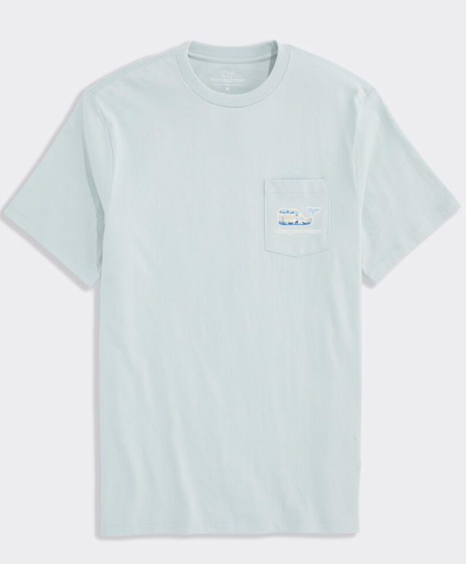 Duck Hunt Whale Short-Sleeve Pocket Tee