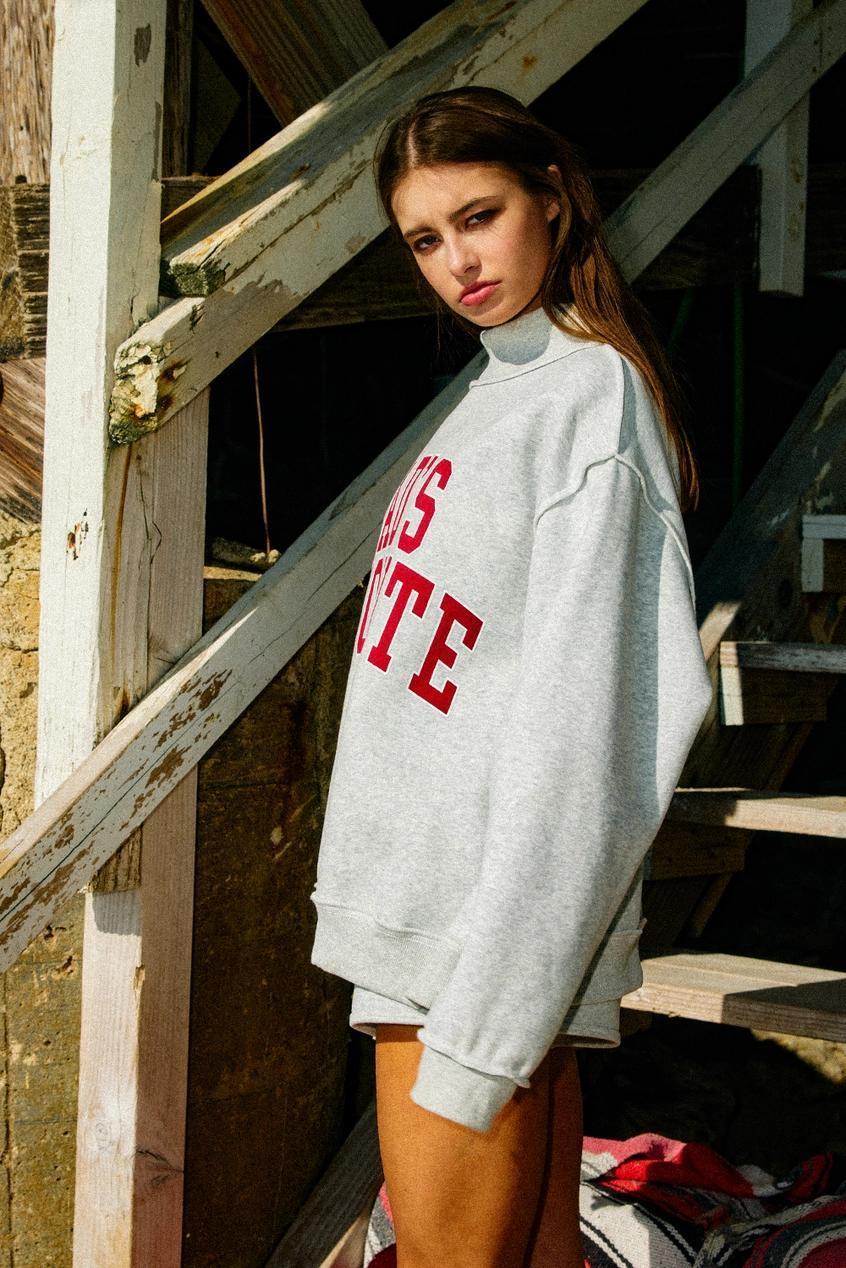 "Mom's Favorite & Dad's Favorite" Reversible Mock Neck Sweatshirt Copy