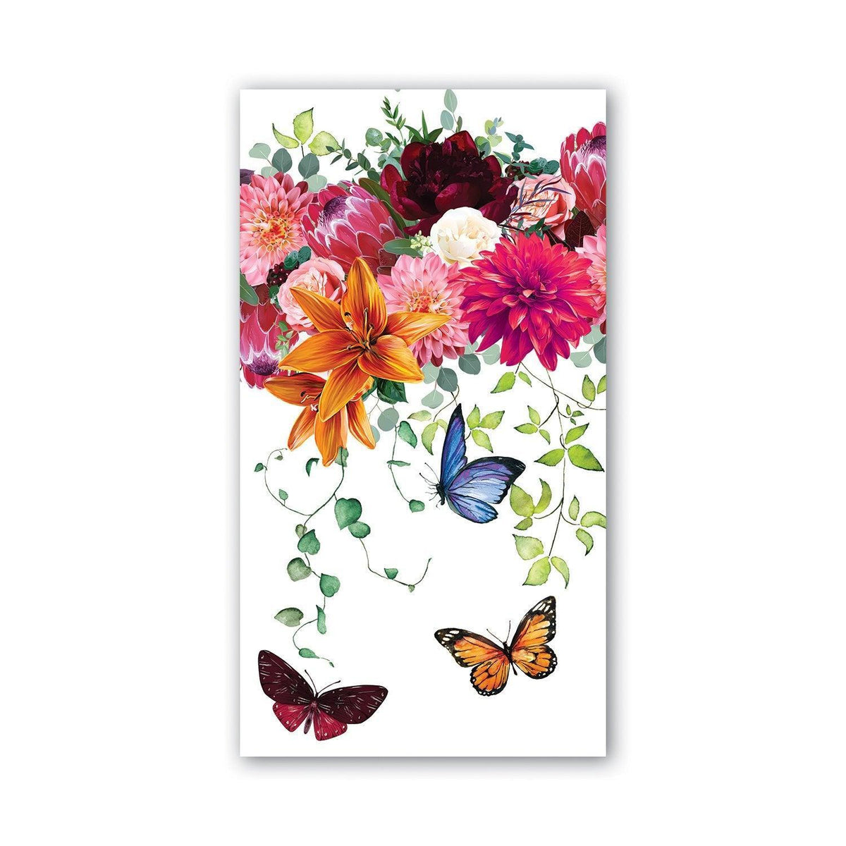 Sweet Floral Melody Hostess Napkins