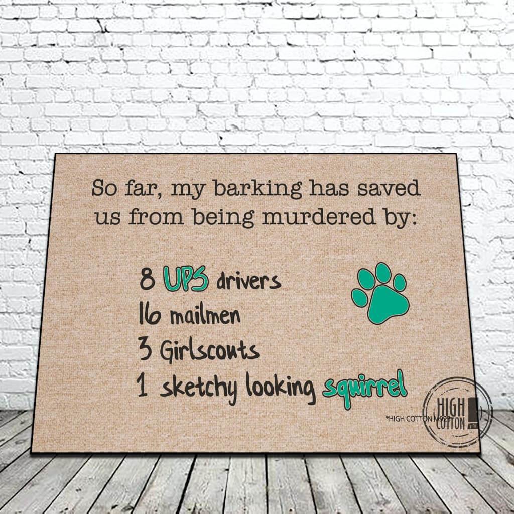 UPS Drivers Door Mat