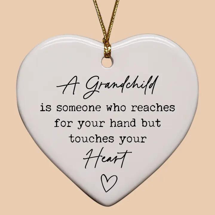 Glass Heart Ornaments