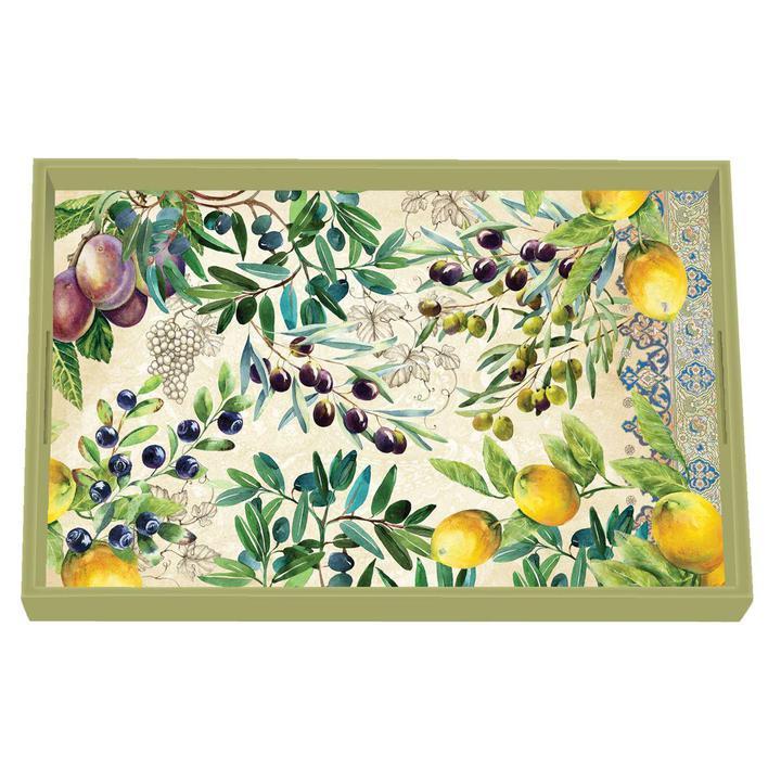 Tuscan Grove Decoupage Wooden Vanity Tray