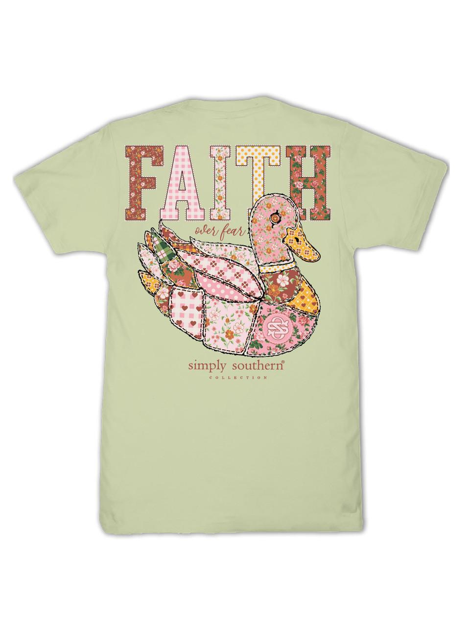Simply Southern Faith Over Fear Tee