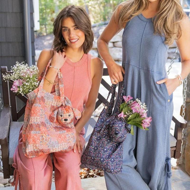 Simply Southern Dog Lover Foldable Tote Bag