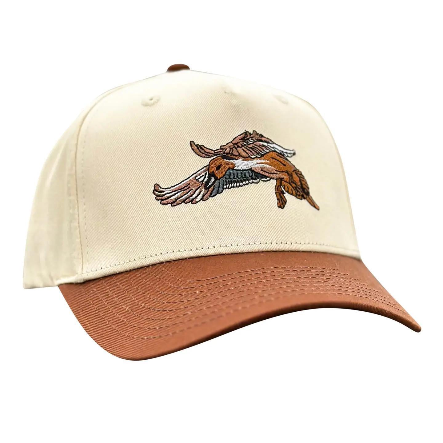 Cream/Brown Pintail Trucker Hat