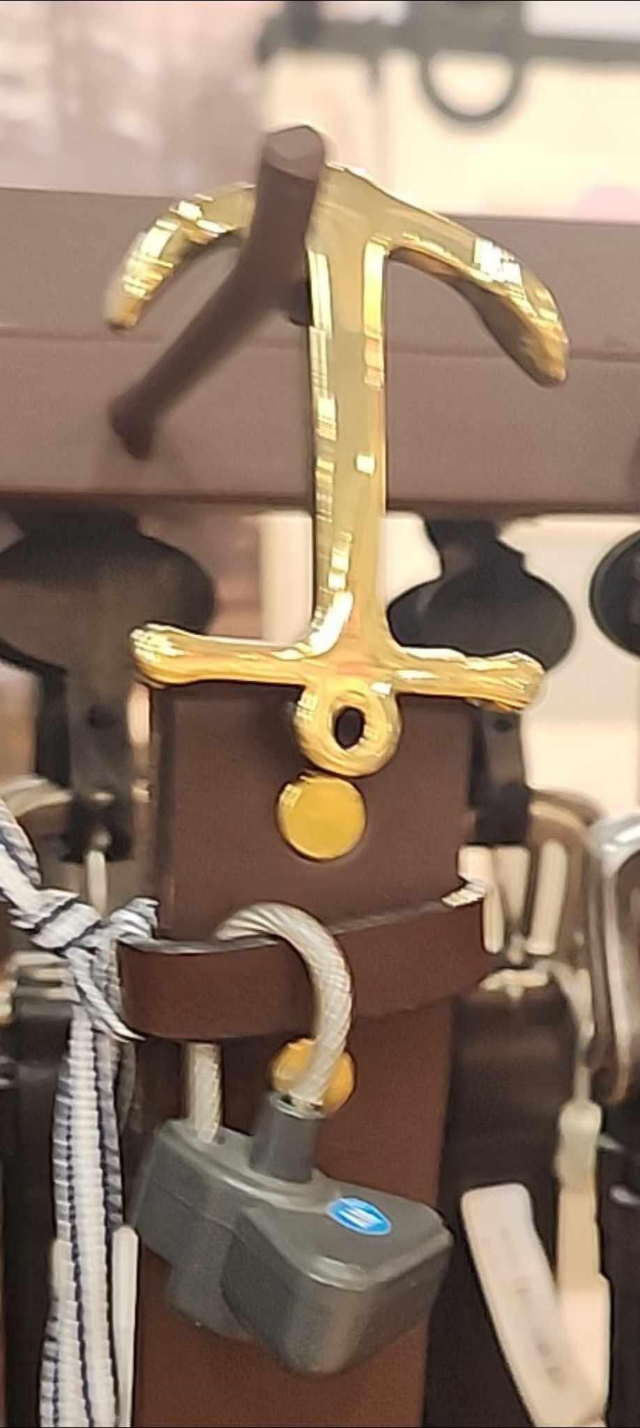 Men's Leather Anchor Belt