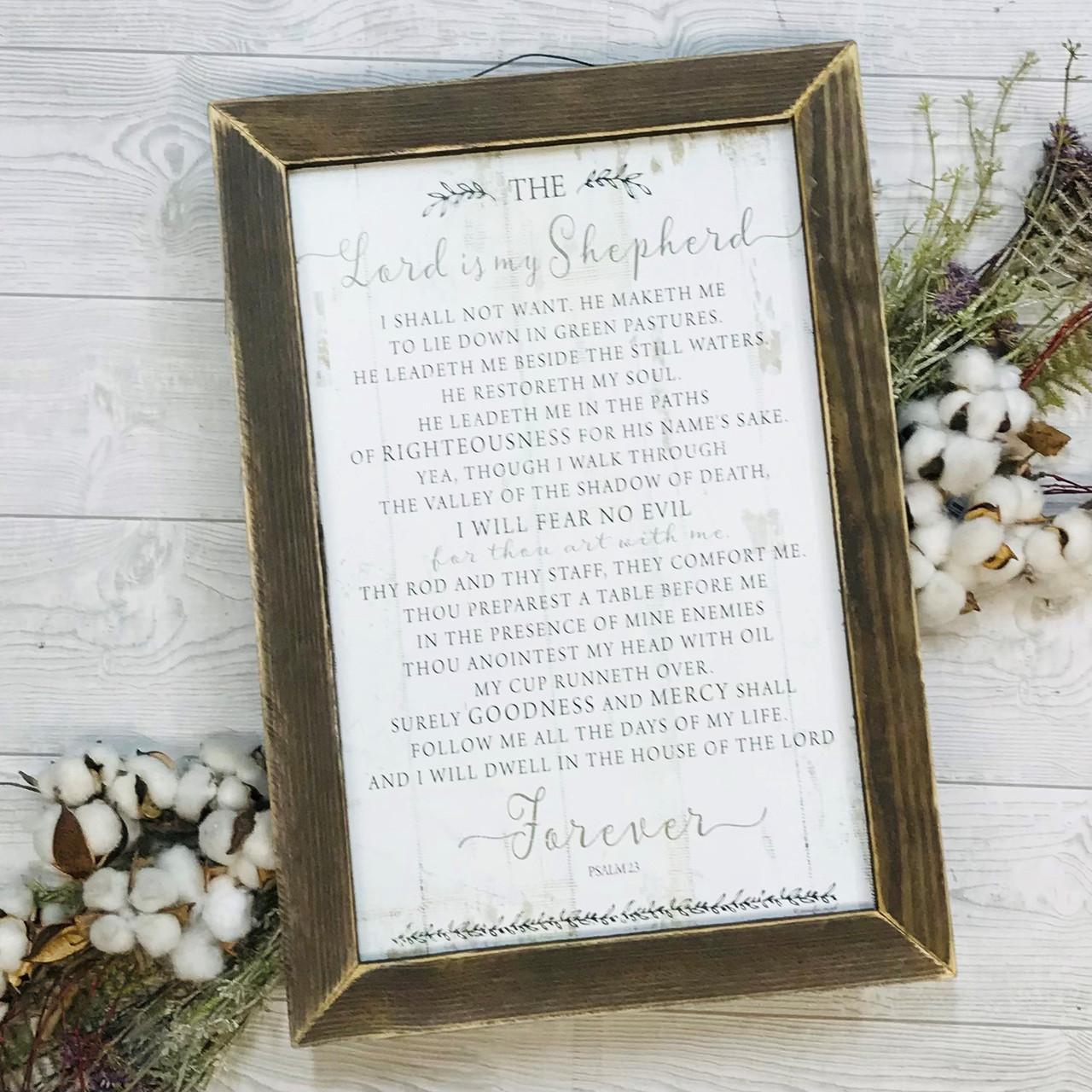 Psalm 23 Picture - 12x18