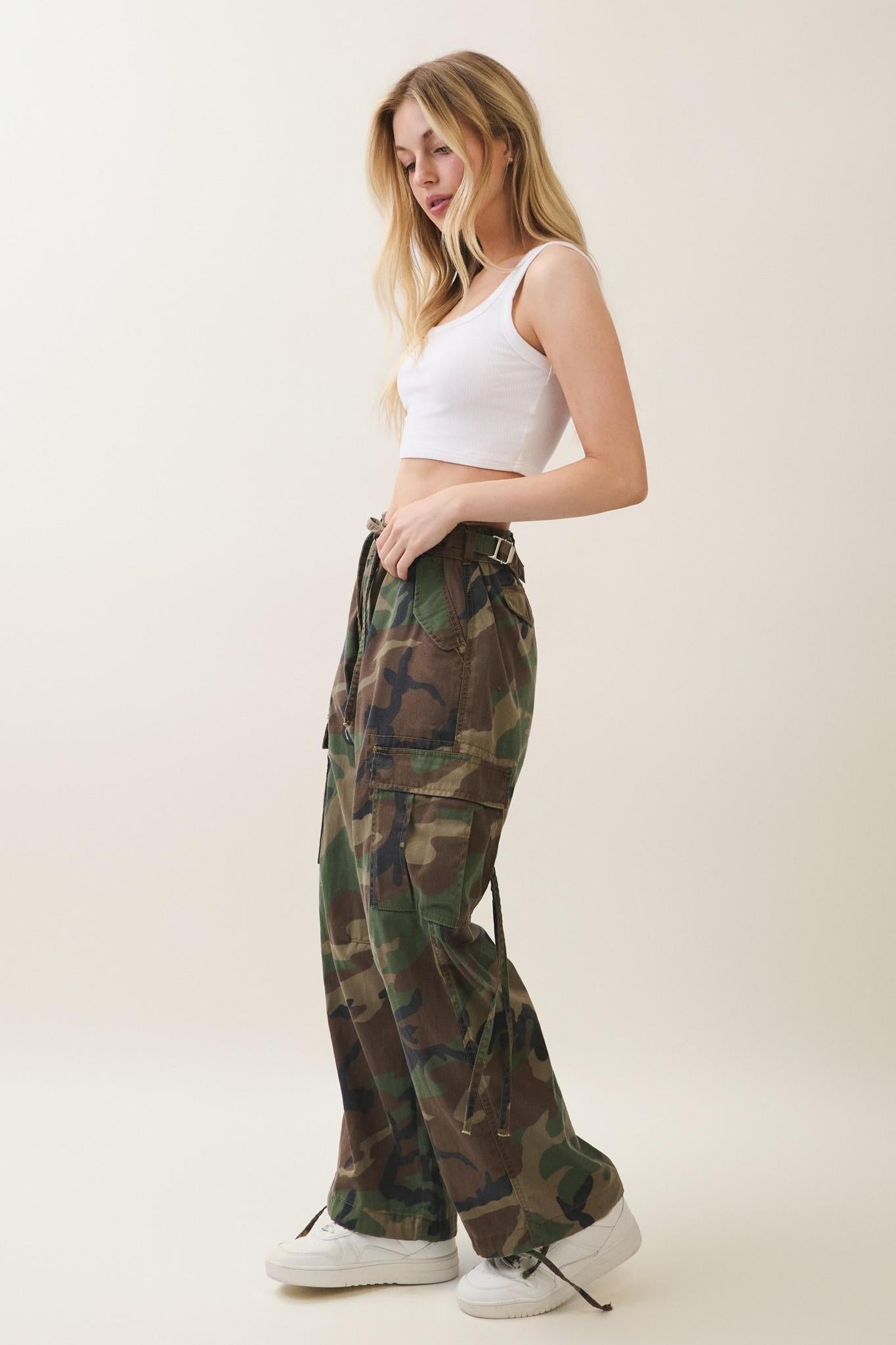 Trailblazer Wide Leg Camo Cargo Pants