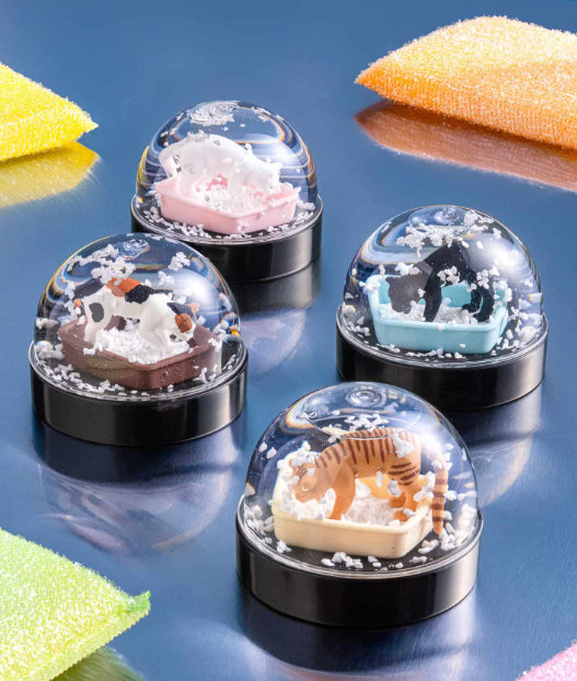 KITAN CLUB Cat Litter Snow Globe Blind Box