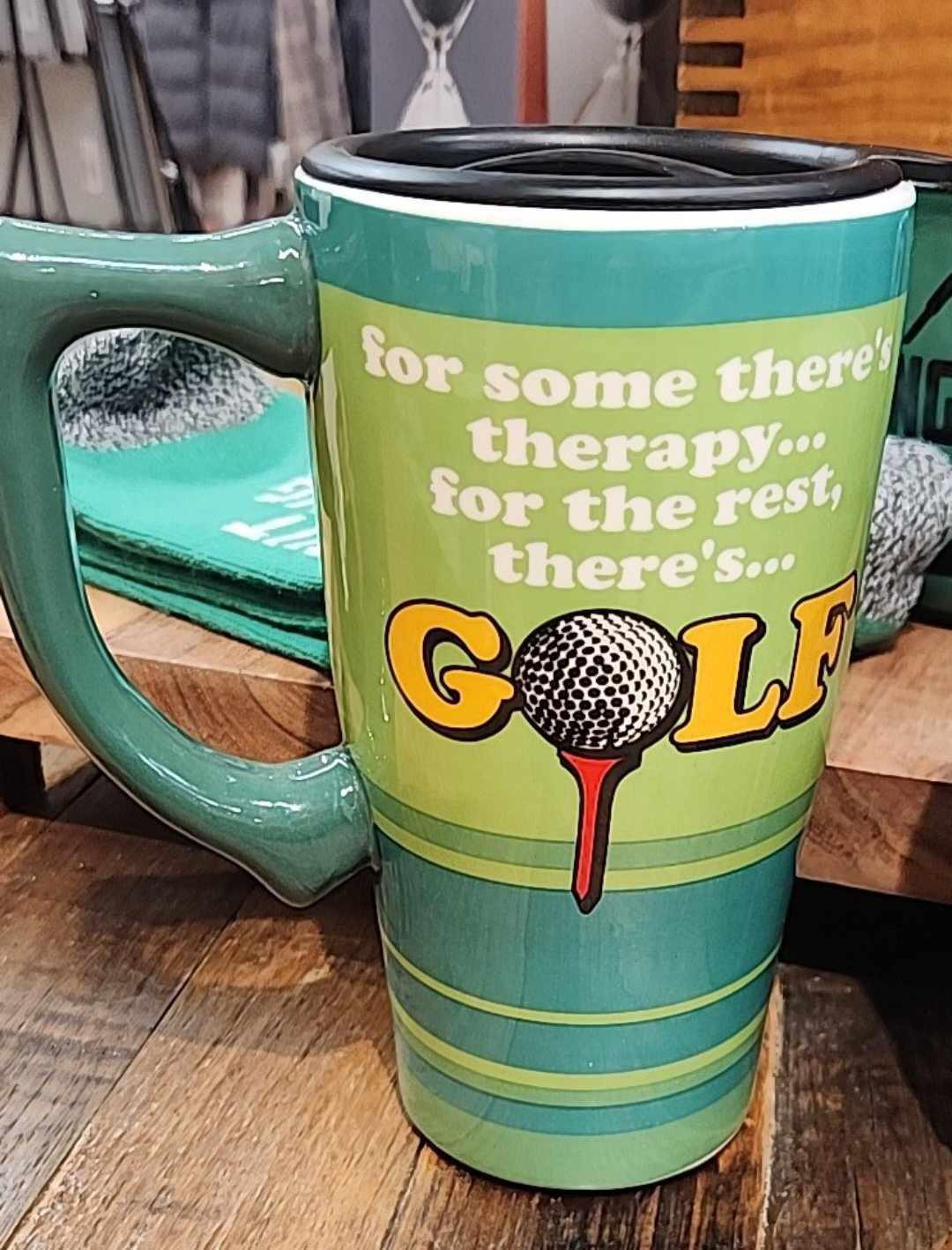 Golf Ceramic Travel Mug