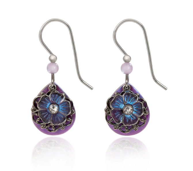 Silver Forest Earrings #1
