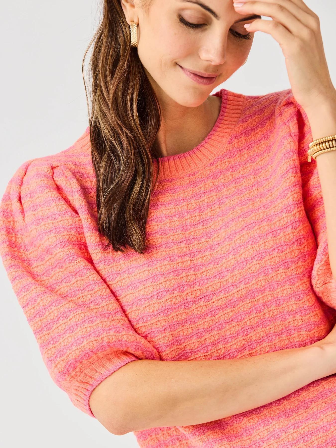 Abigail Sweater | Coral Pink