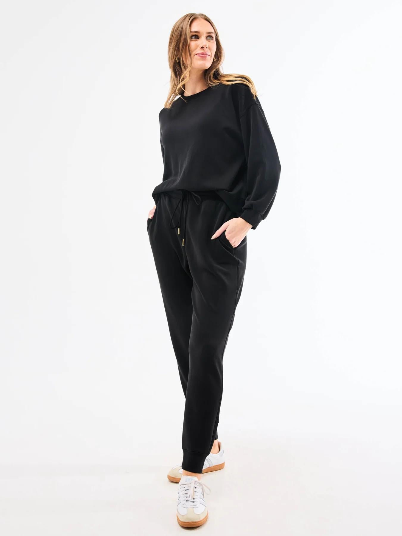 Cora Jogger Pants | Black