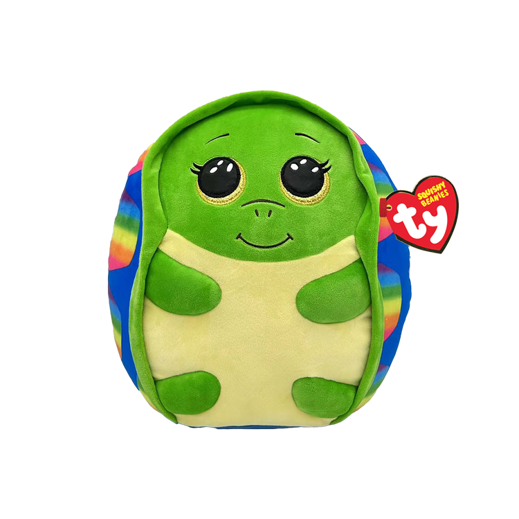 Shrugs Rainbow Turtle Squishy