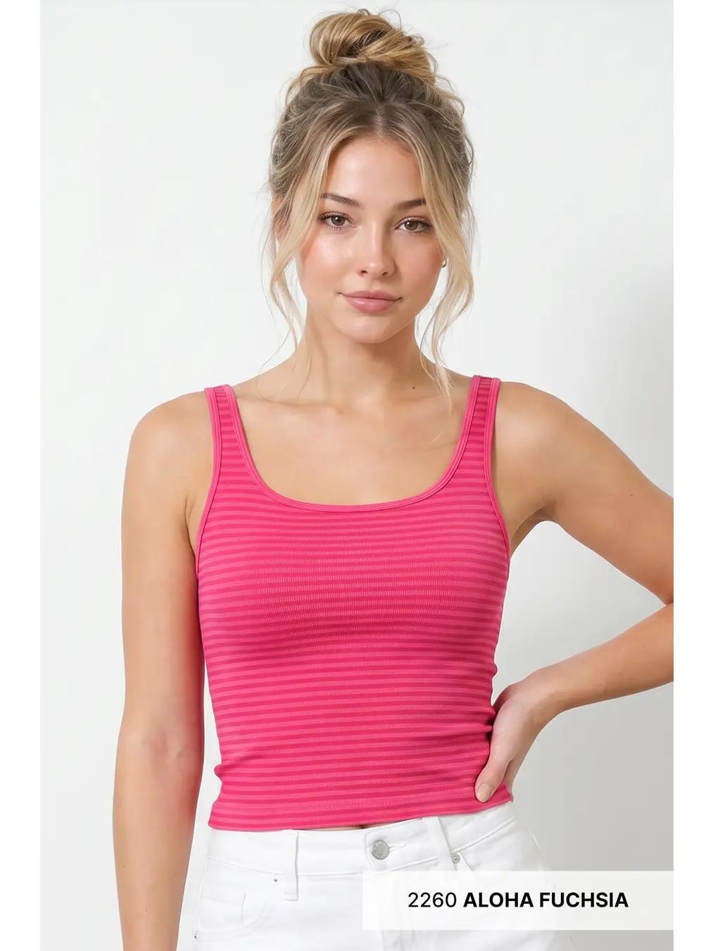 Striped Tank Top O/S