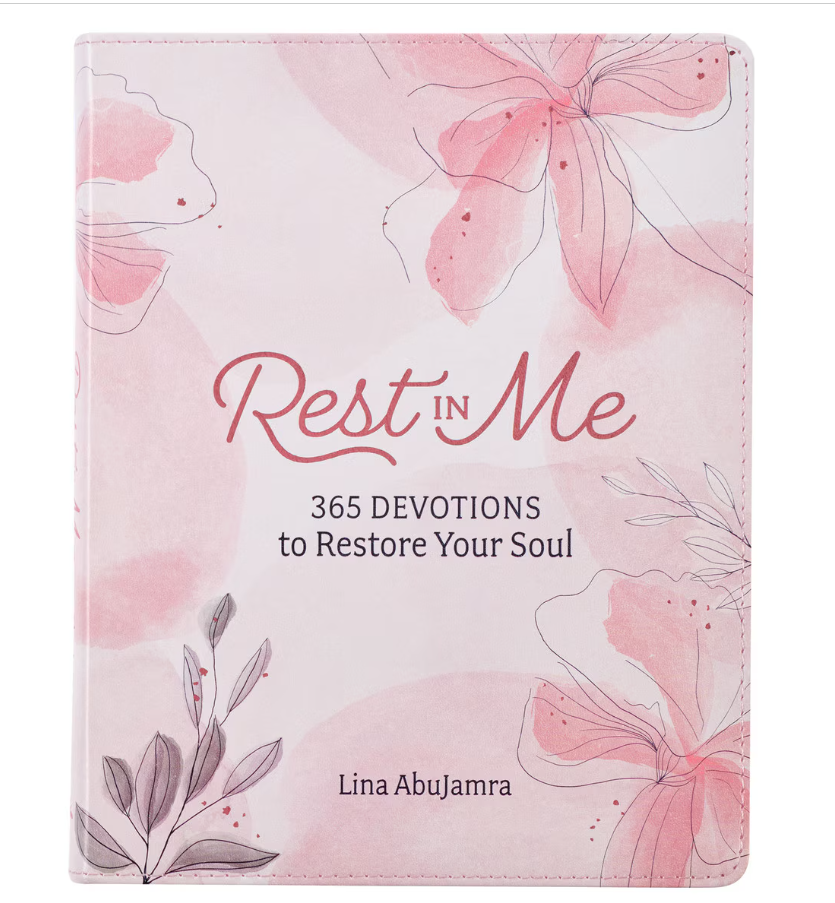 Rest in Me Pink Faux Leather Devotional